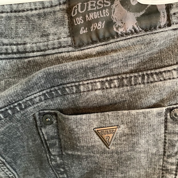 GUESS Charcoal Grey Stretch Jean Leggings - Picture 4 of 5